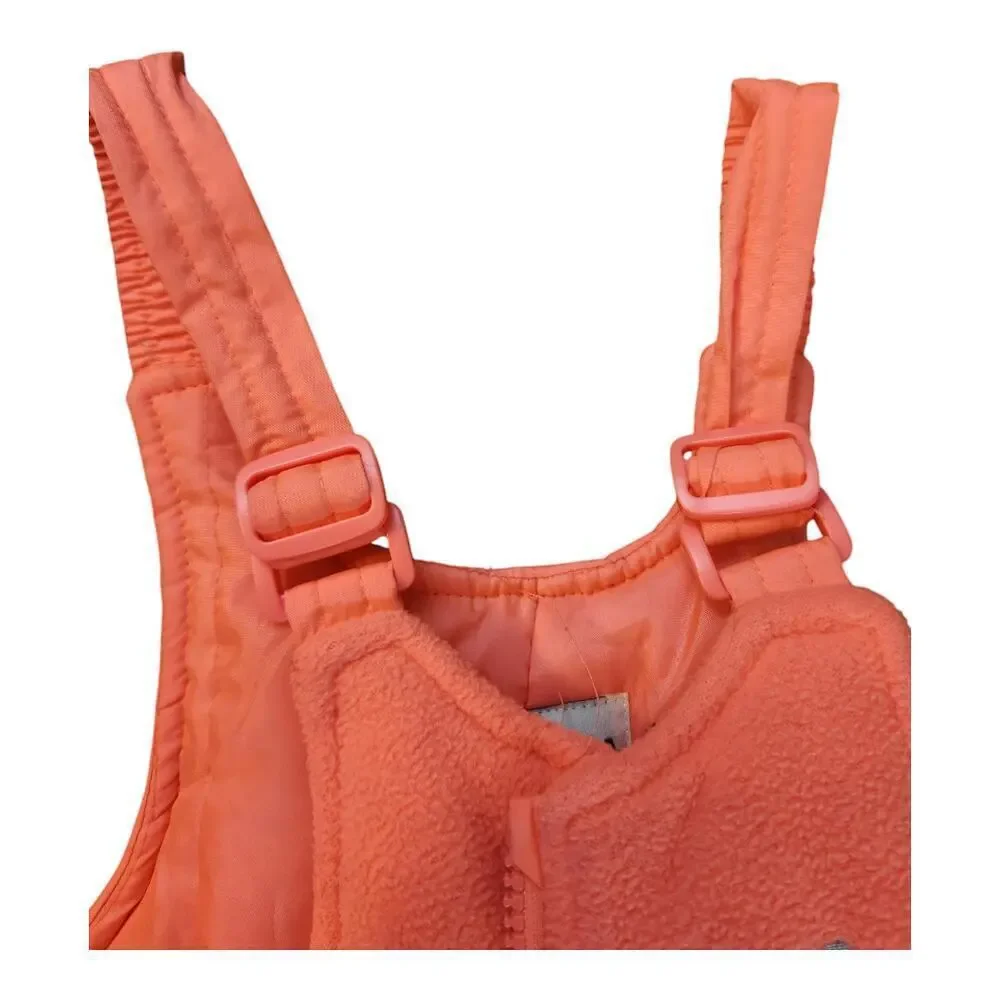 OshKosh B'gosh kids snow Bib overalls bright pink sz 4T winter